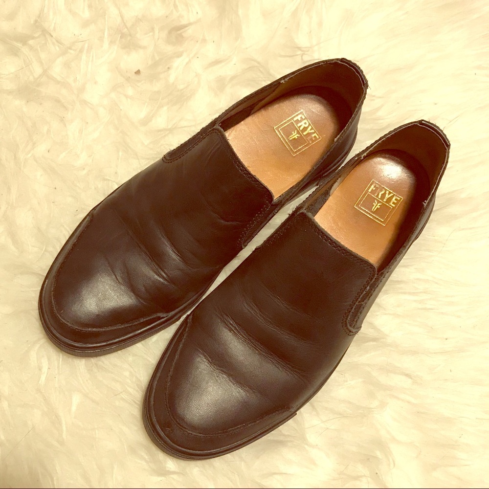 Frye black sole sneakers sz 7.5